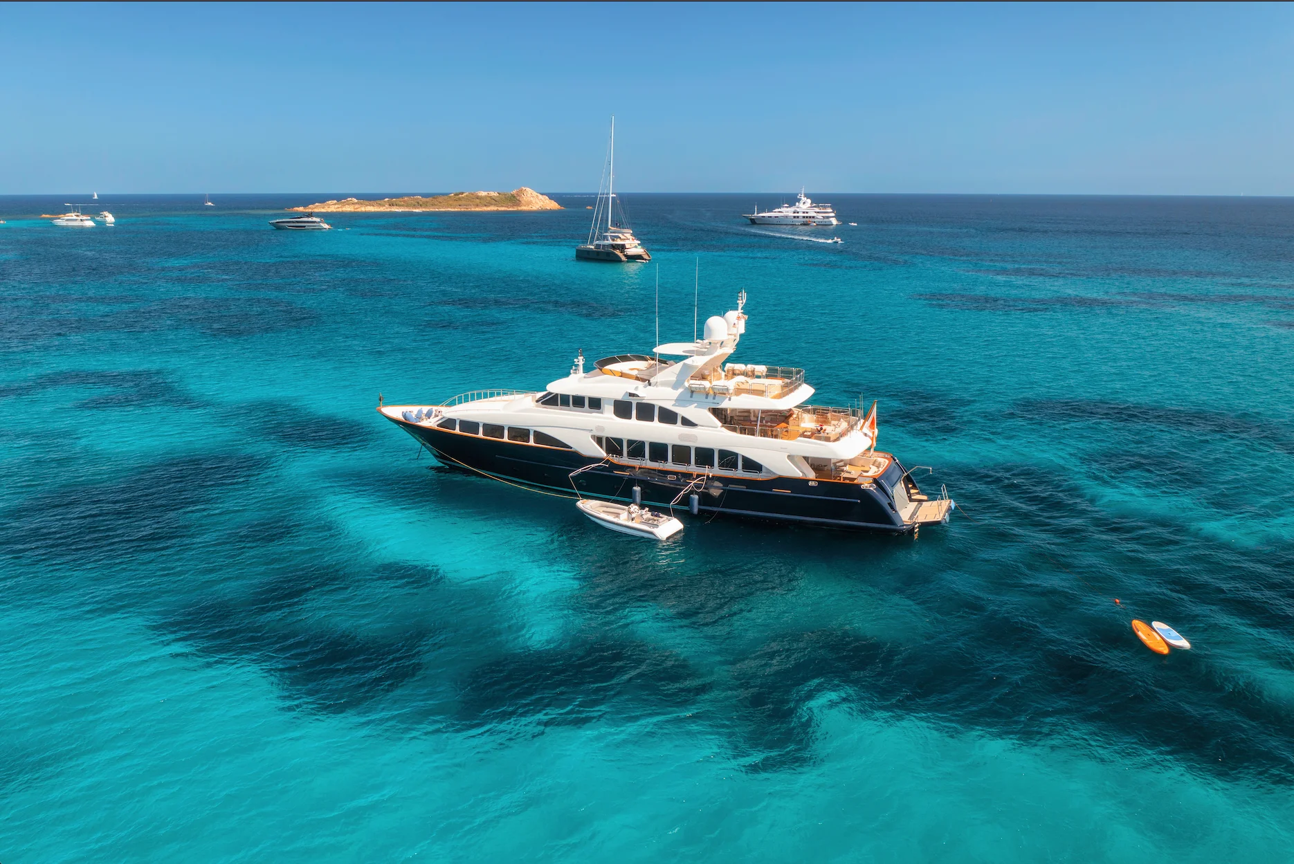 Yacht Areal View